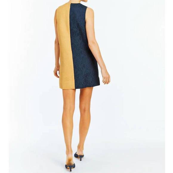 NEW MESTIZA NEW YORK etta mini dress in navy/tan - Picture 5 of 5